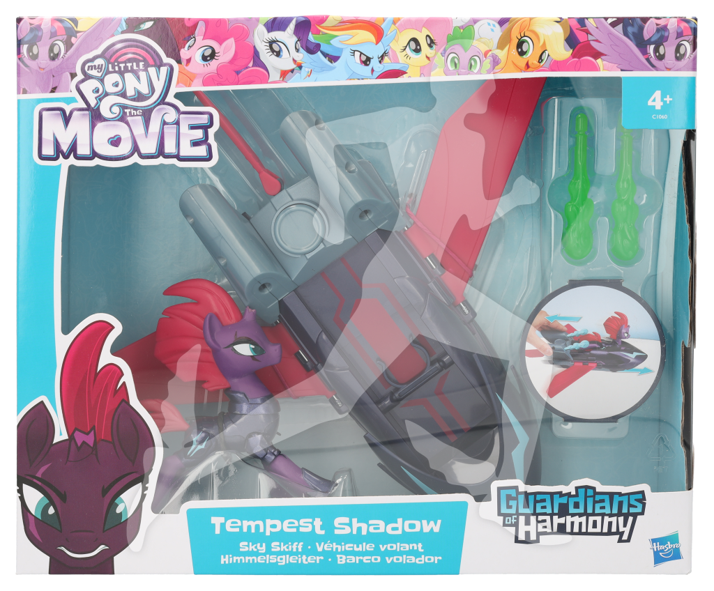 NEW! MY LITTLE PONY movie TEMPEST SHADOW sky skiff Guardians of Harmony toy 